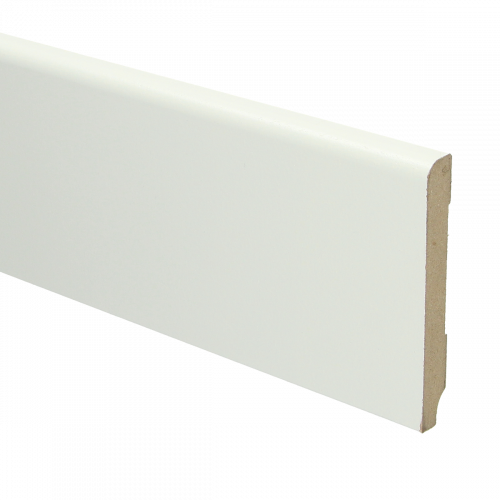 MDF Koloniale plint wit voorgelakt RAL 9010