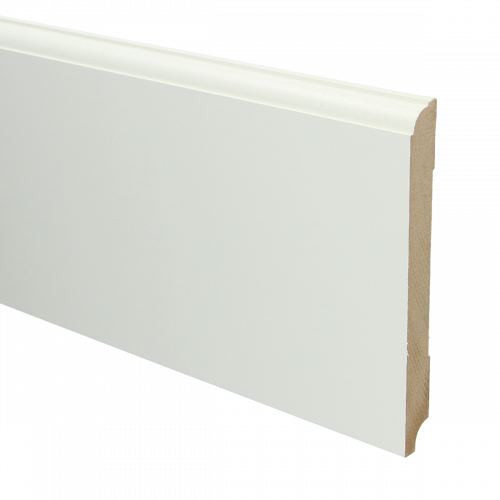 MDF Eigentijdse plint met voorgel. RAL 9010