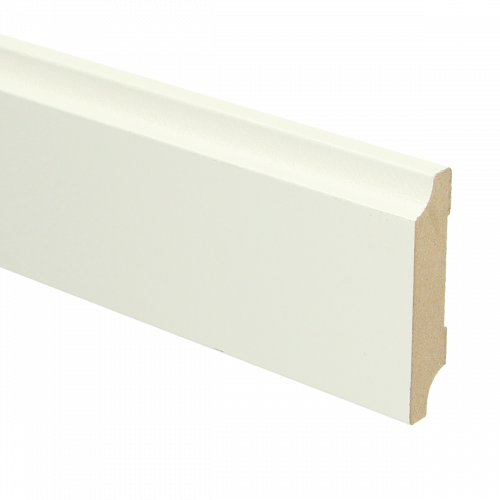 MDF Retroplint 70x15 wit voorgelakt RAL 9010