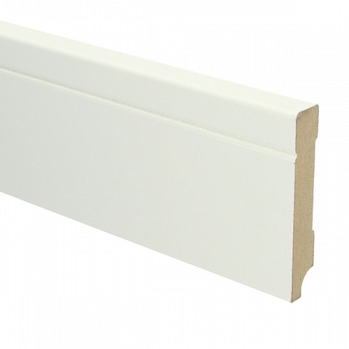 MDF Tijdloze plint met voorgelakt RAL 9010