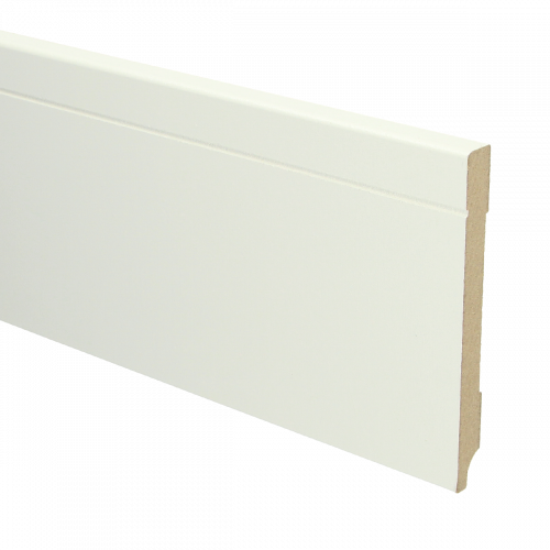 MDF Tijdloze plint met voorgelakt RAL 9010