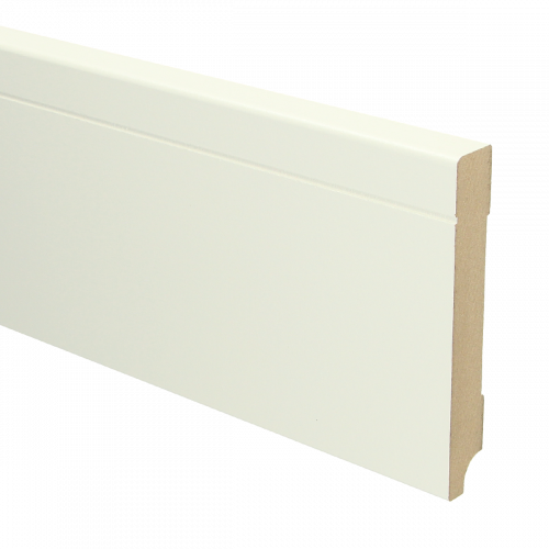 MDF Tijdloze plint met voorgelakt RAL 9010
