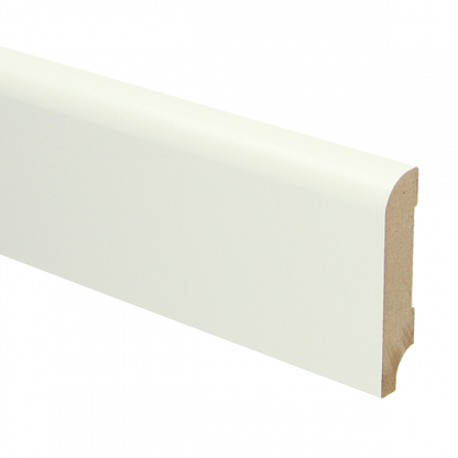 MDF Koloniale plint wit voorgelakt RAL 9010