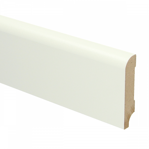 MDF Koloniale plint wit voorgelakt RAL 9010