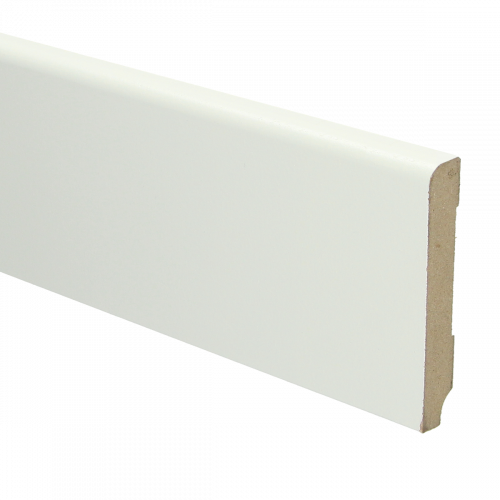 MDF Koloniale plint wit voorgelakt RAL 9010