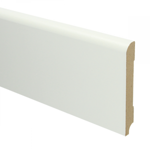 MDF Koloniale plint wit voorgelakt RAL 9010