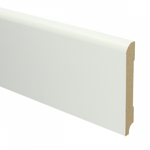 MDF Koloniale plint wit voorgelakt RAL 9010