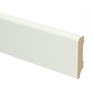 MDF Koloniale plint wit voorgelakt RAL 9010