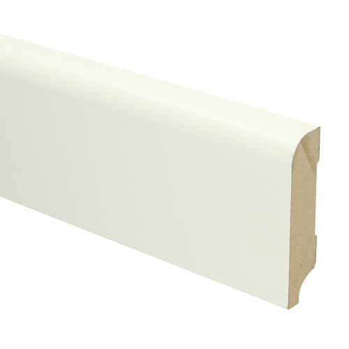 MDF Koloniale plint wit voorgelakt RAL 9010