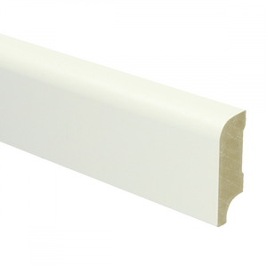 MDF Koloniale plint wit voorgelakt RAL 9010