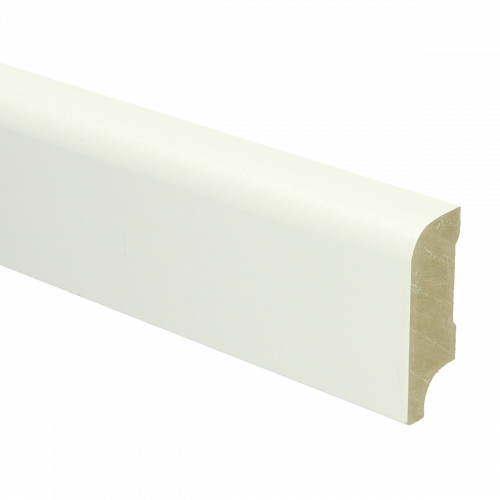 MDF Koloniale plint wit voorgelakt RAL 9010