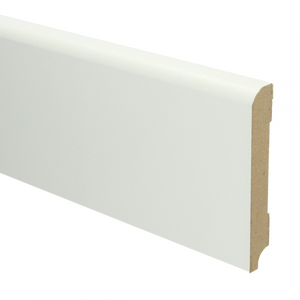 MDF Koloniale plint wit voorgelakt RAL 9010