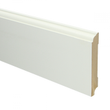 MDF Eigentijdse plint wit voorgel. RAL 9010