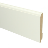 MDF Eigentijdse plint wit voorgel. RAL 9010