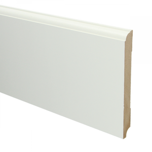 MDF Eigentijdse plint wit voorgel. RAL 9010