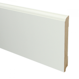 MDF Eigentijdse plint wit voorgel. RAL 9010