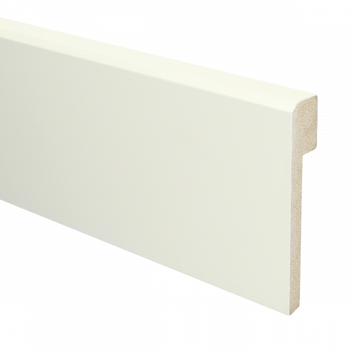 MDF Renovatieplint klassiek voorgel. RAL 9010