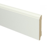 MDF Eigentijdse plint wit voorgel. RAL 9010