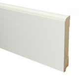 MDF Eigentijdse plint wit voorgel. RAL 9010
