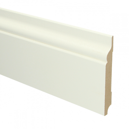 MDF Romantische plint met voorgel. RAL 9010
