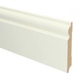 MDF Barok plint wit voorgel. RAL 9010