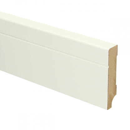 MDF Tijdloze plint met voorgelakt RAL 9010