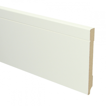 MDF Tijdloze plint met voorgelakt RAL 9010